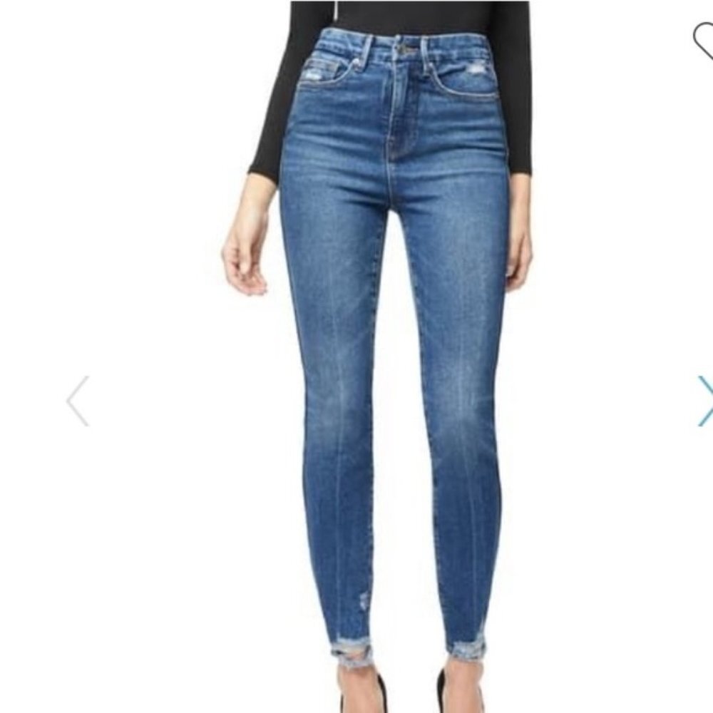 Good American Good Curve High Rise Skinny Jeans NWT Size 0 / 25